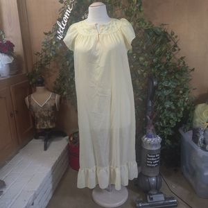 Katz Vintage 70's House Dress Moo Moo Size L/XL Perfect Condition  #014